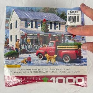 SEALED! Eurographics Puzzle- Christmas Antique Store